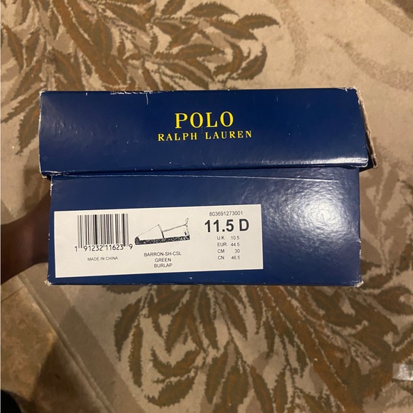 POLO RALPH LAUREN CAMO TIGER PATCH BARRON MEN SIZE 11.5 - Picture 3 of 4